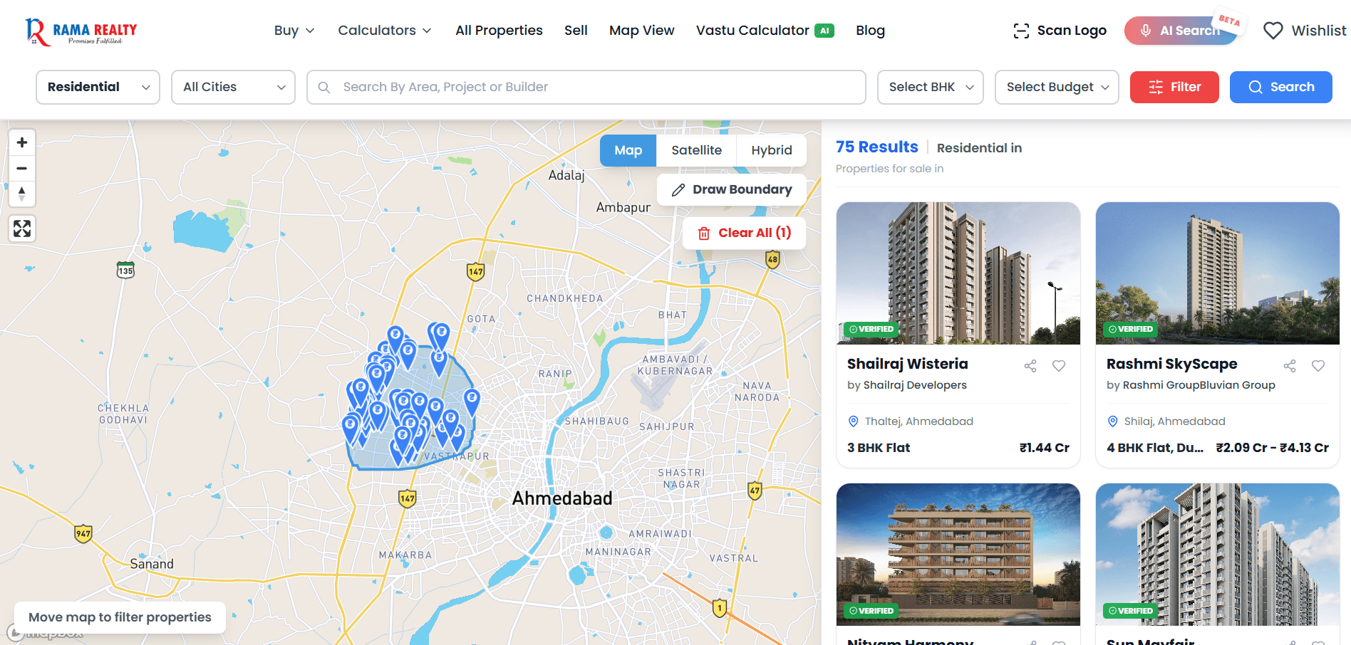 Map View Property Search